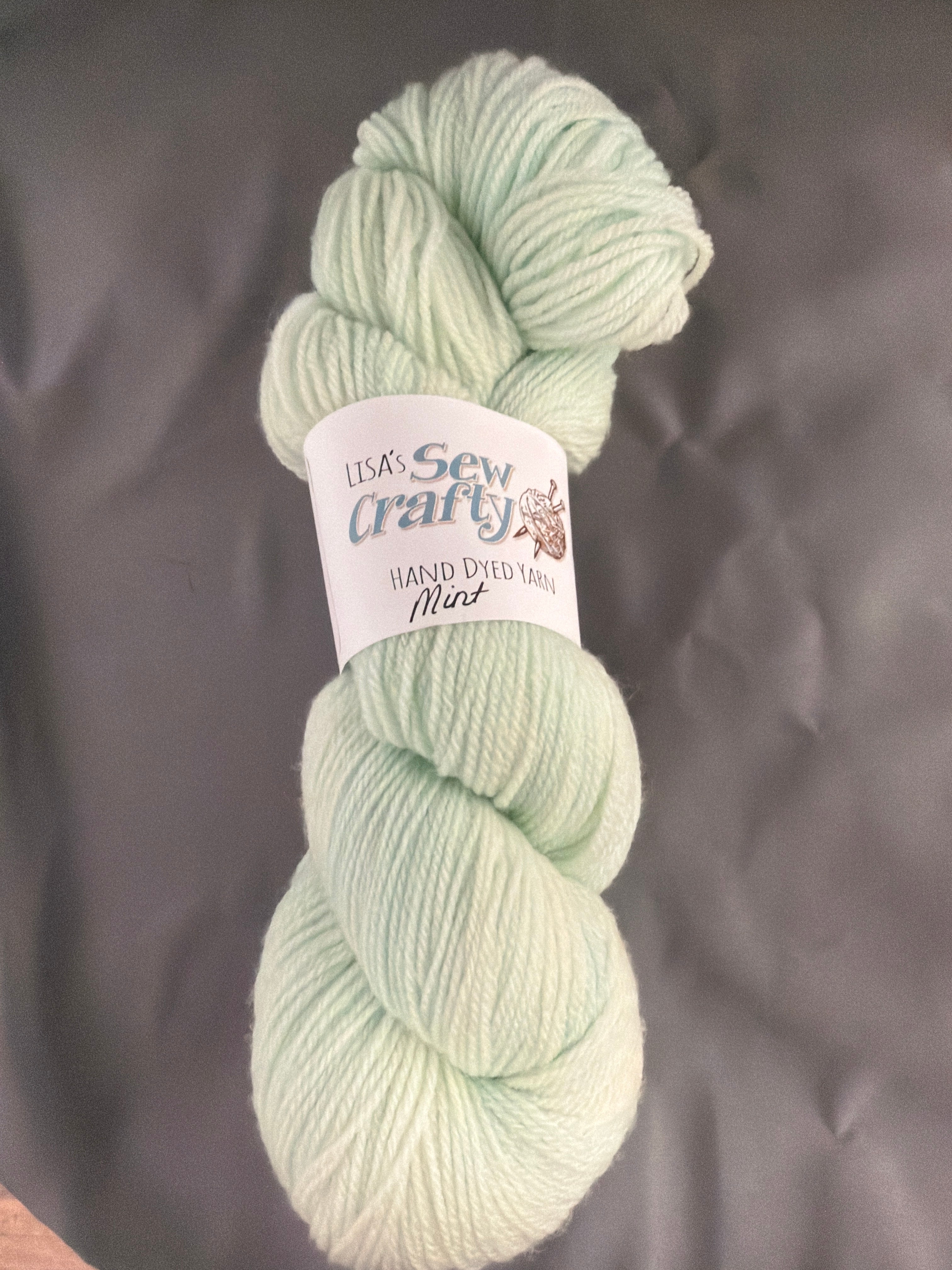 Mint- hand dyed yarn