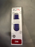Knit pro zing double pointed needles