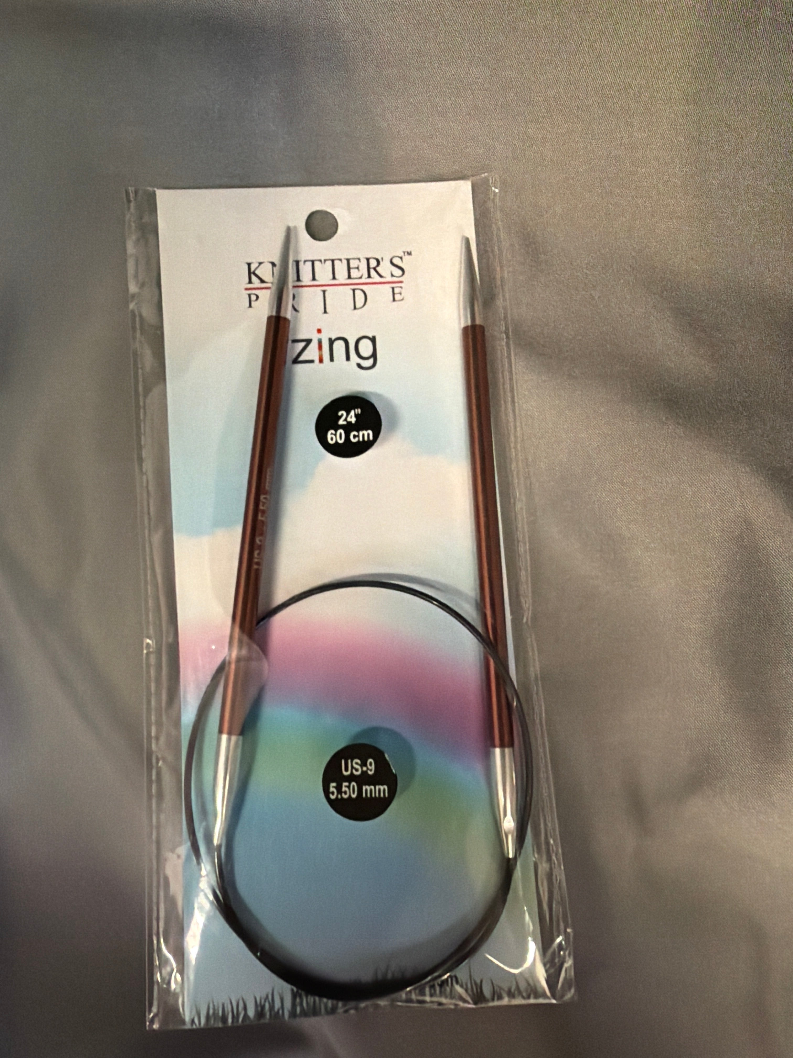 Zing knitting needle