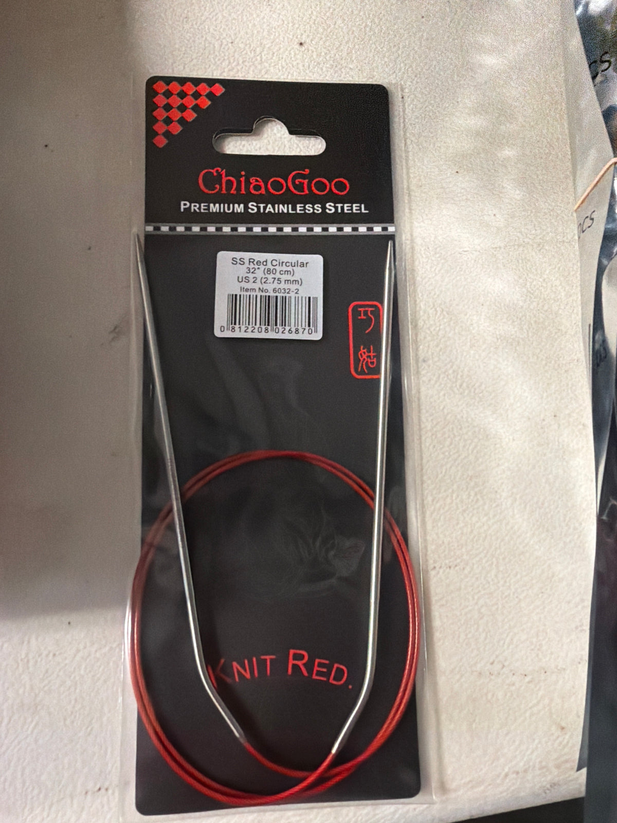 Chiao goo red lace fixed circular