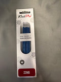 Knit pro zing double pointed needle