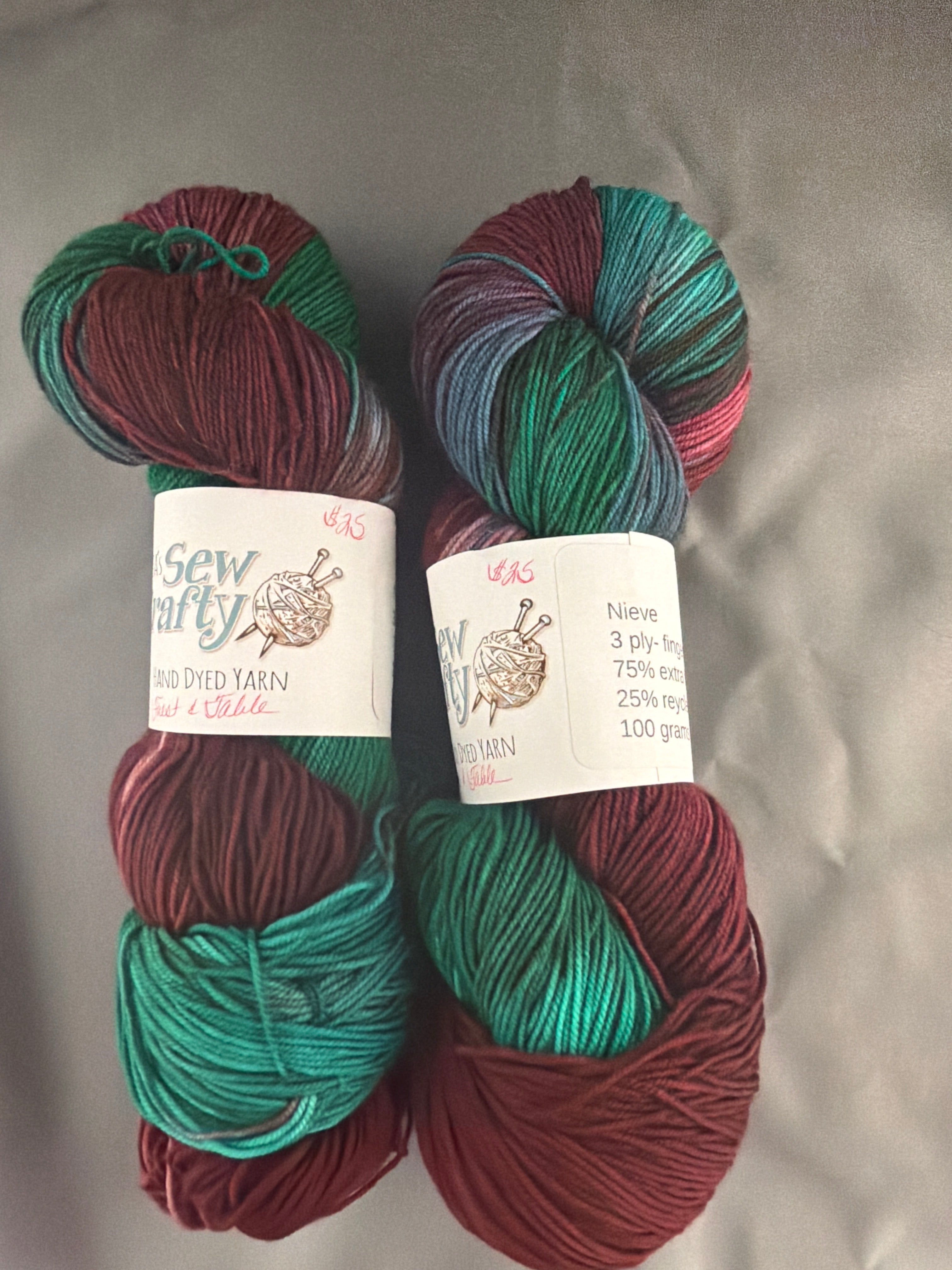 Forest and fable hand dyed yarn