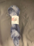 Moody blue- hand dyed mohair