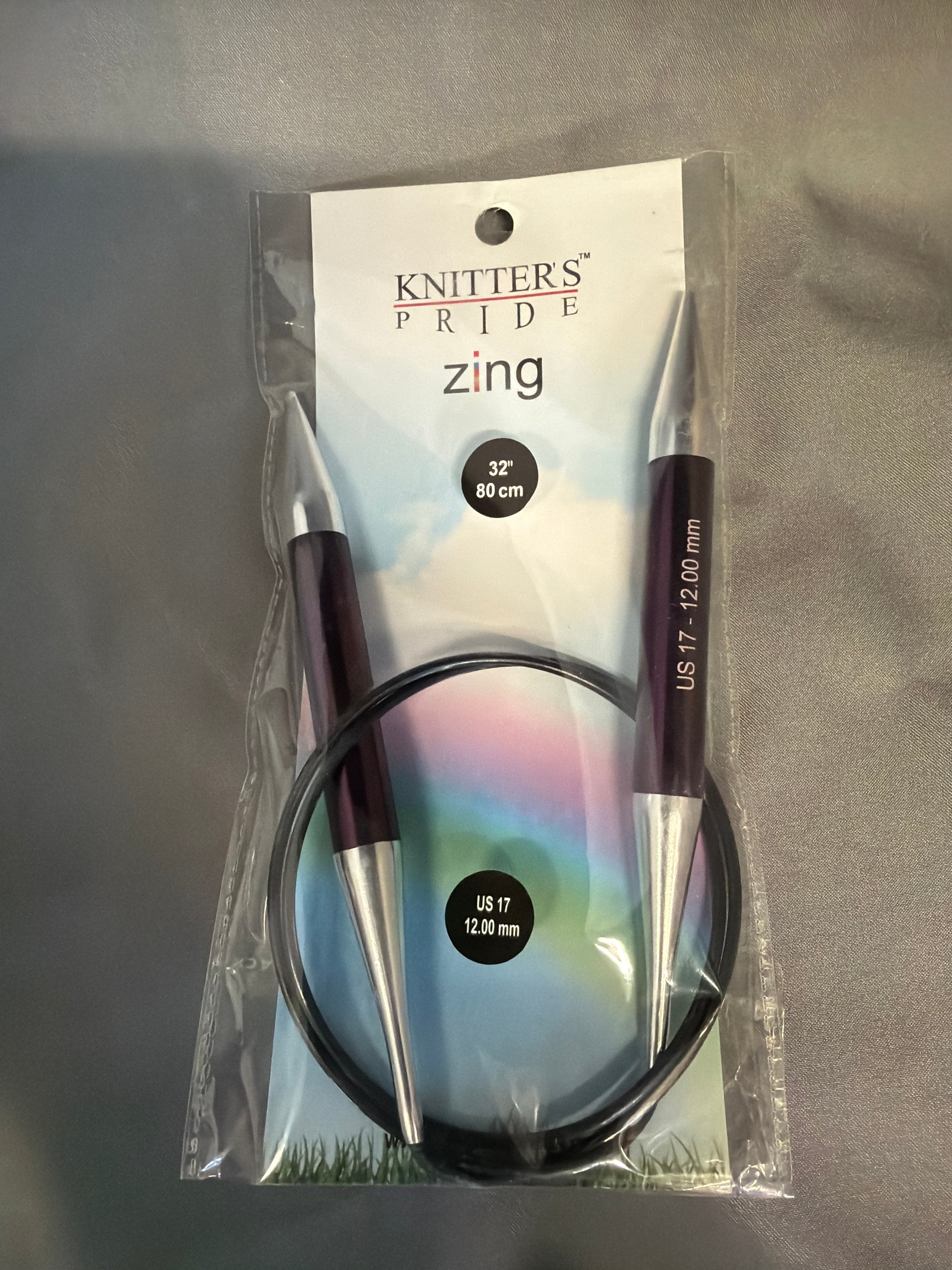 Zing knitting needle