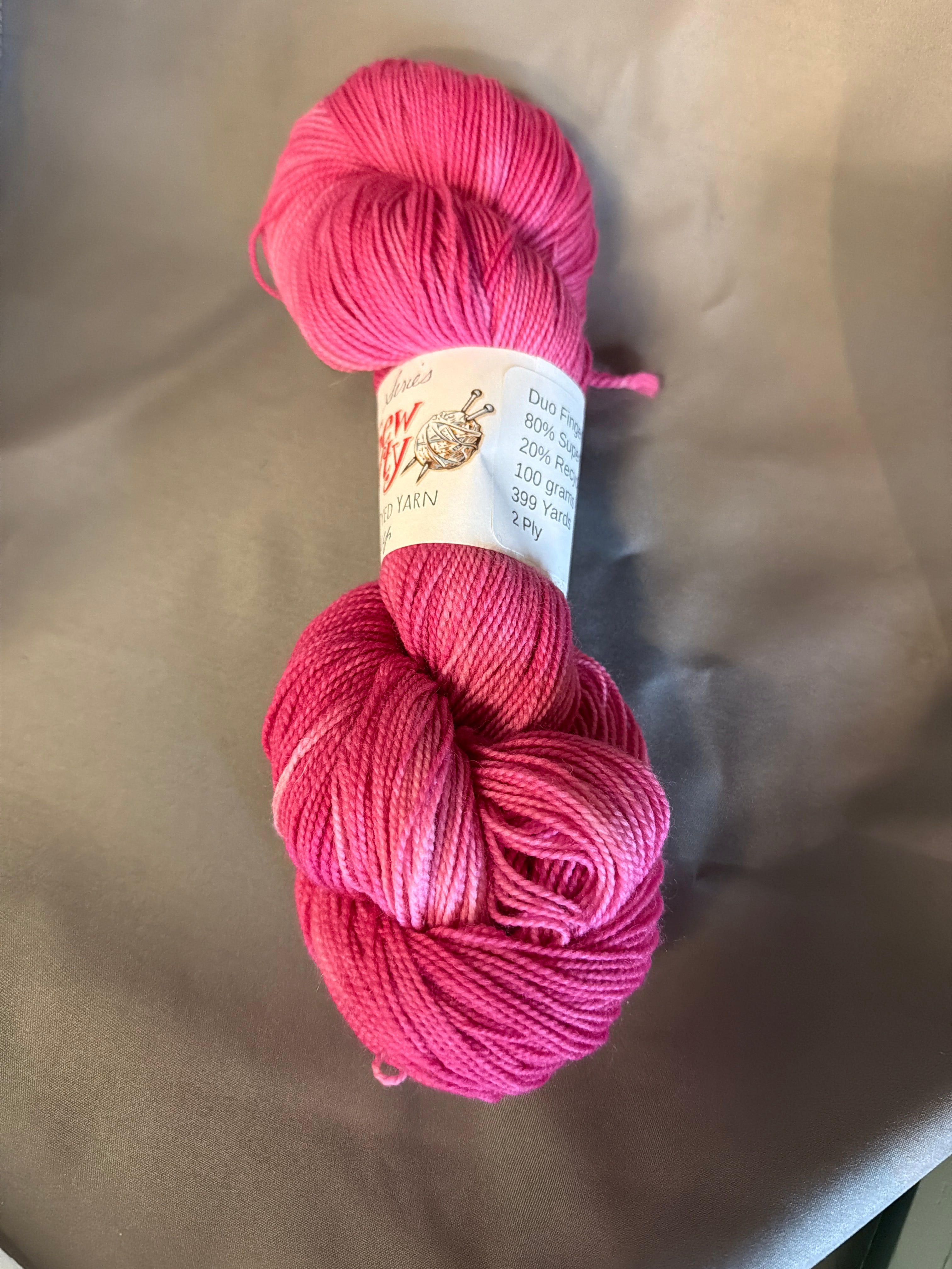 Hand dyed fingering weight yarn friends collection