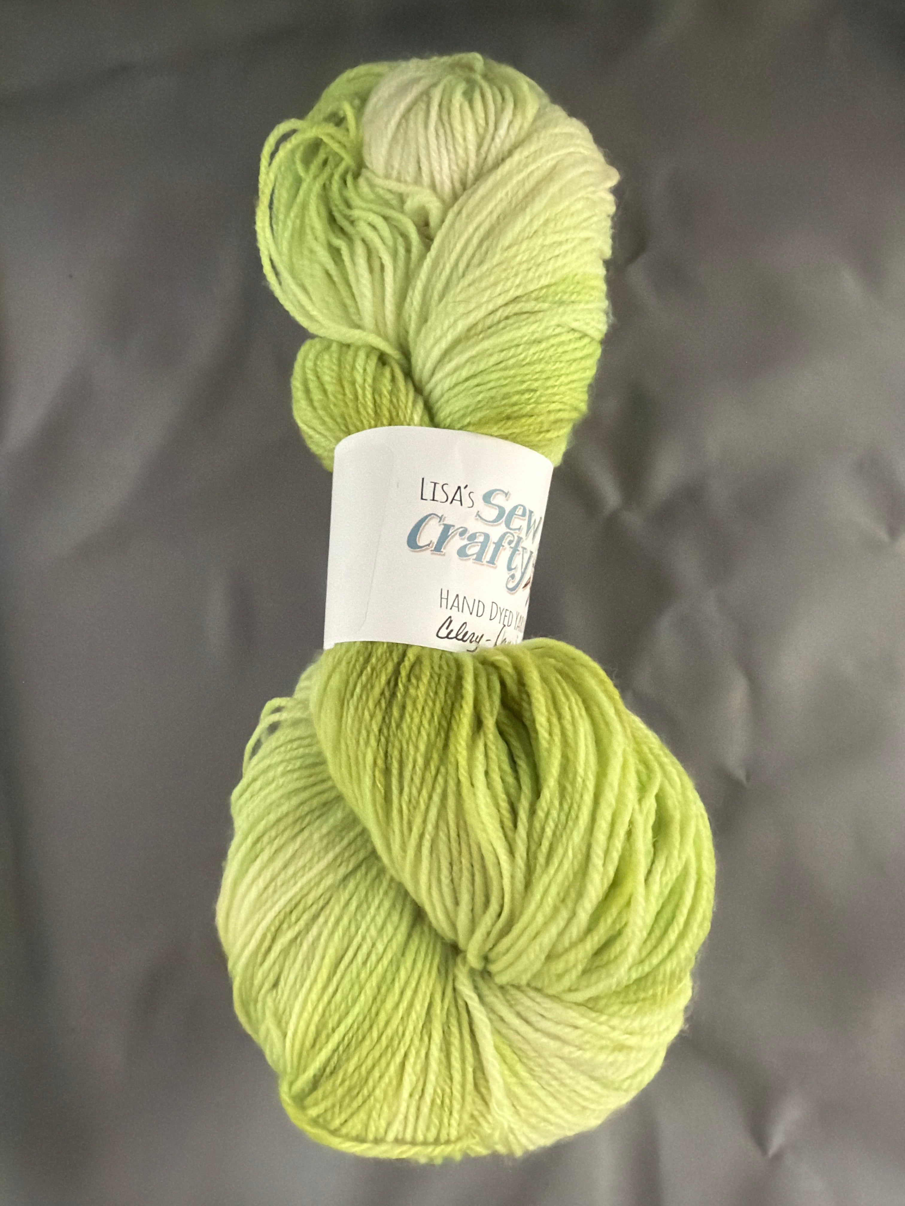 Celery- day is done- hand dyed yarn