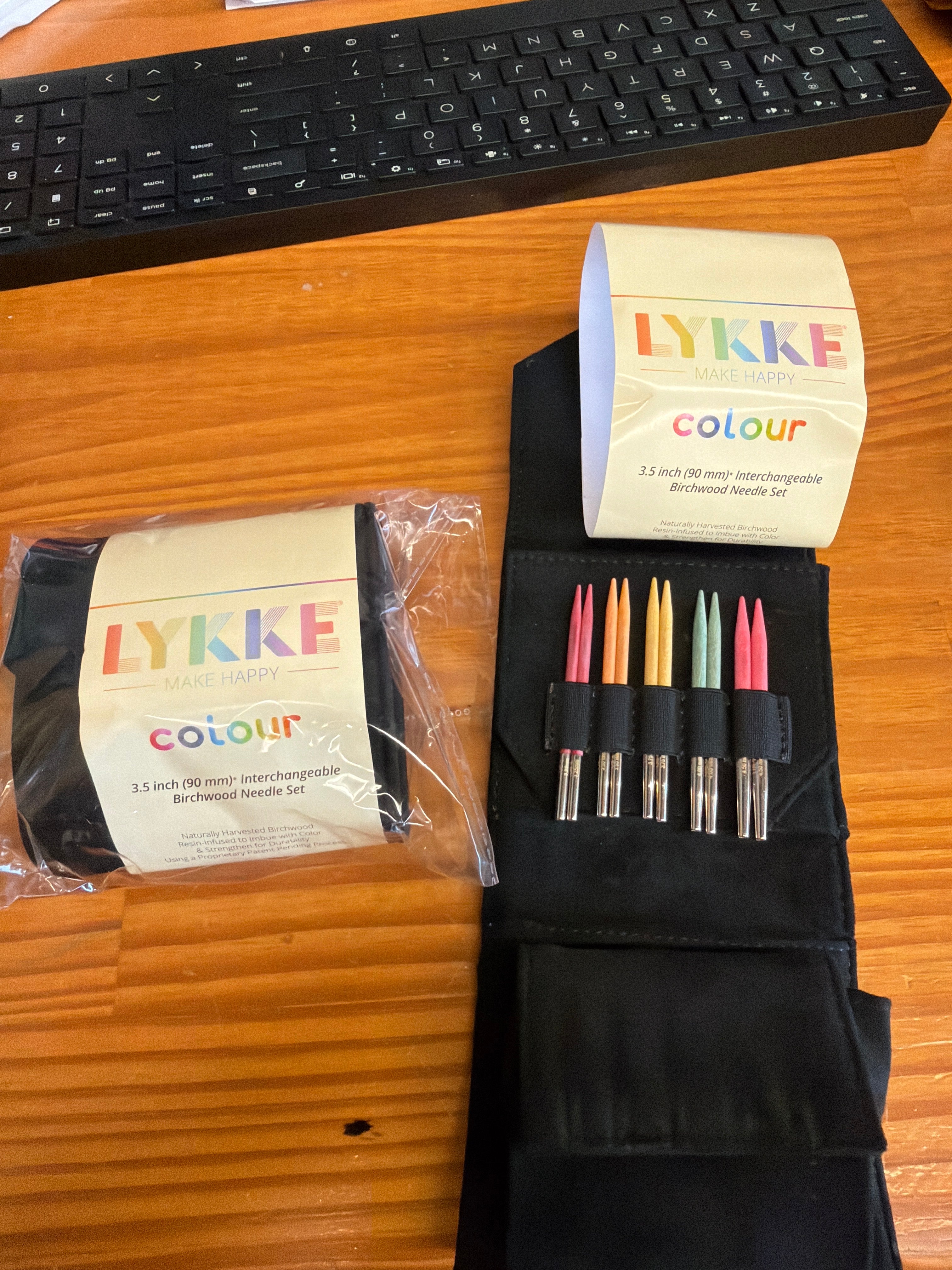 Lykke color 3.5 inch interchangeable needle set