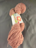 Peach day is done hand dyed yarn