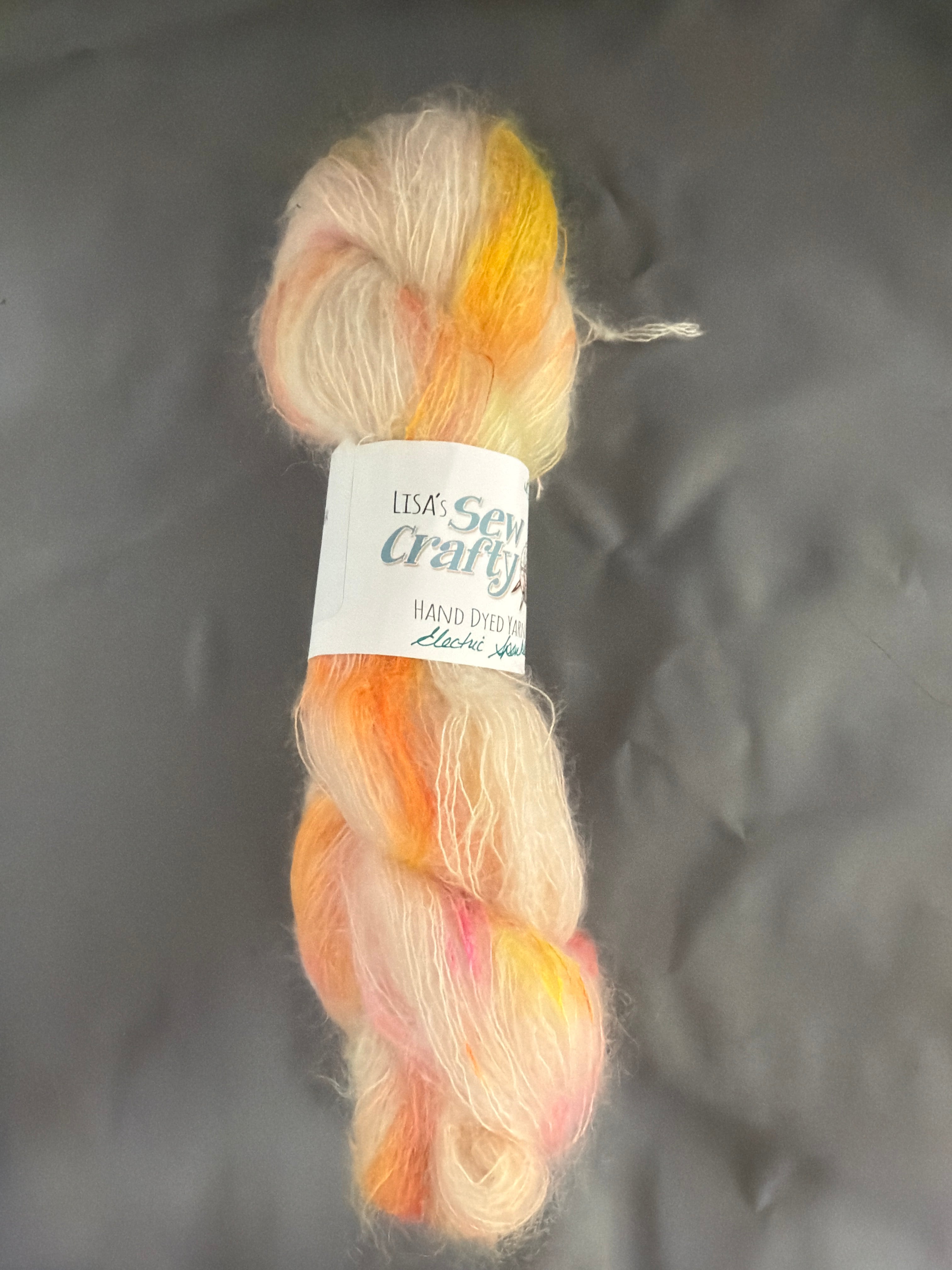Electric sparkle mohair -uv reactive