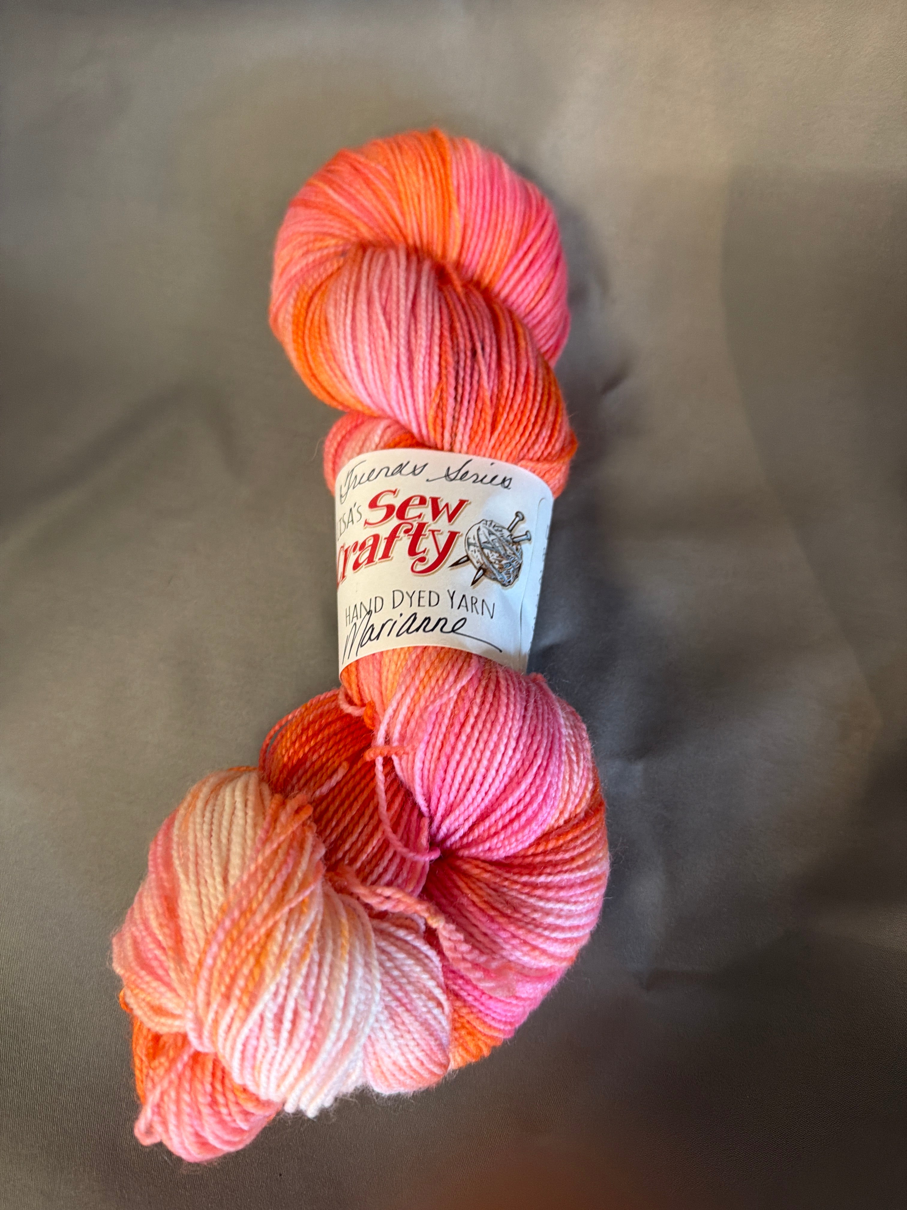 Hand dyed fingering weight yarn friends collection