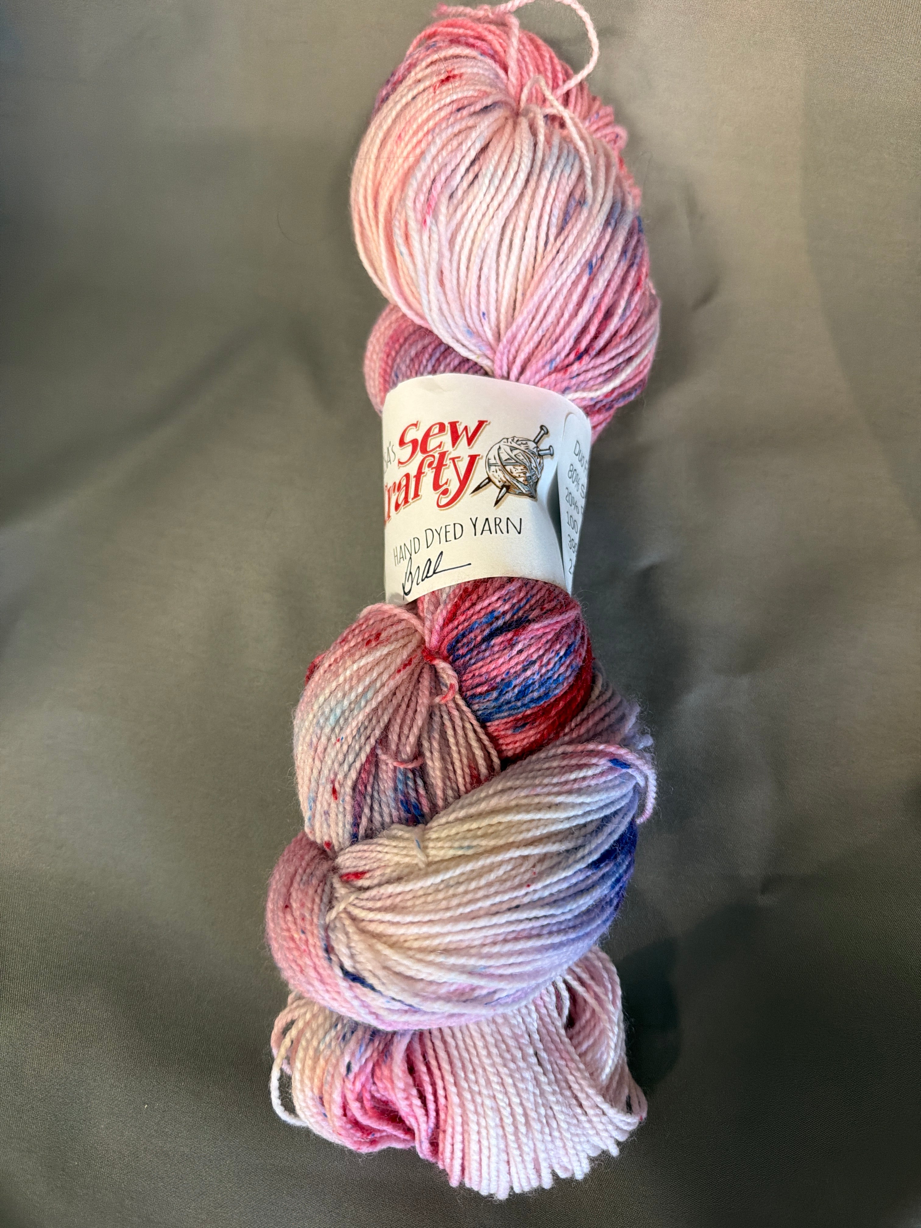 Hand dyed fingering weight yarn friends collection
