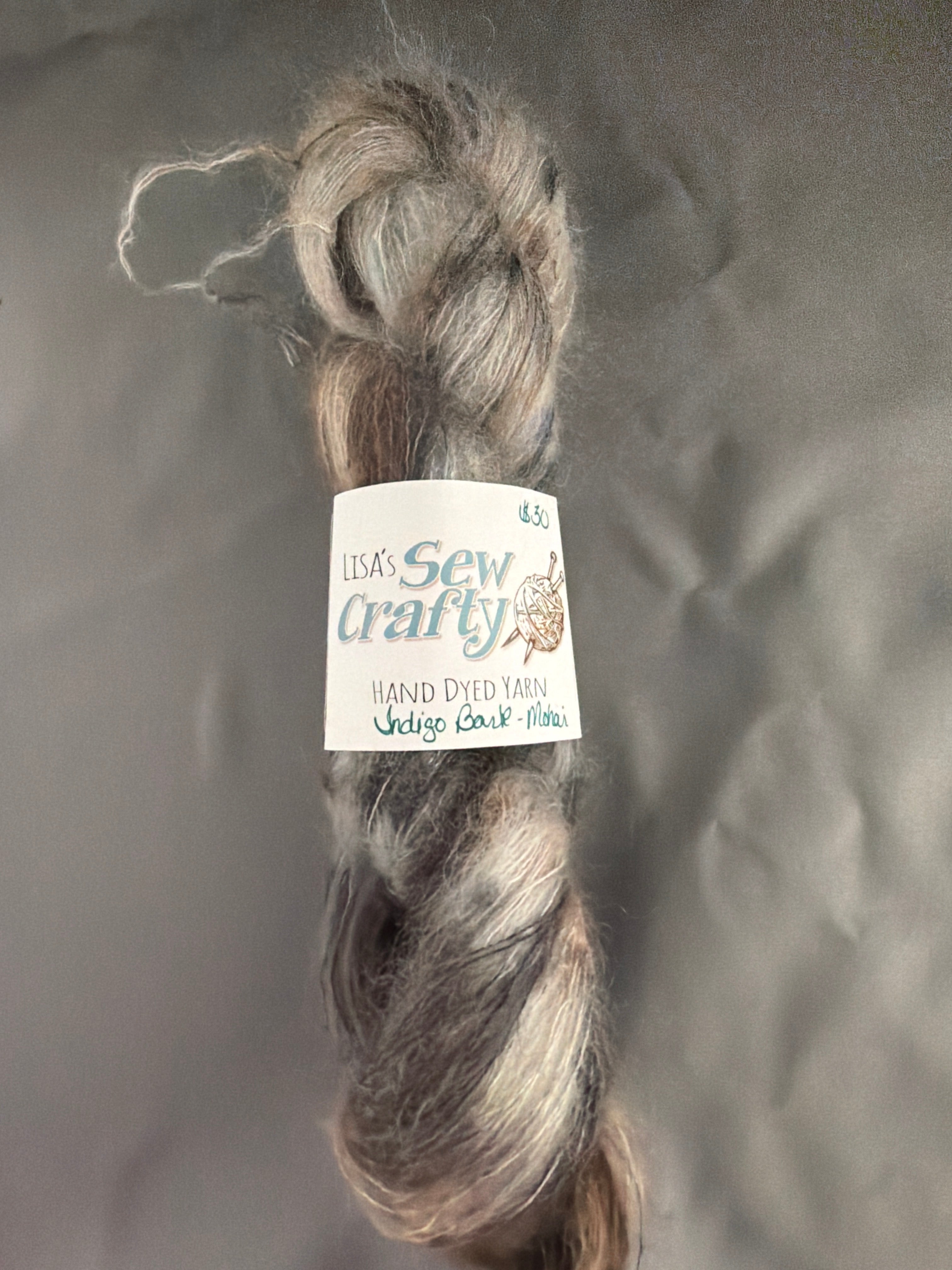 Indigo bark mohair