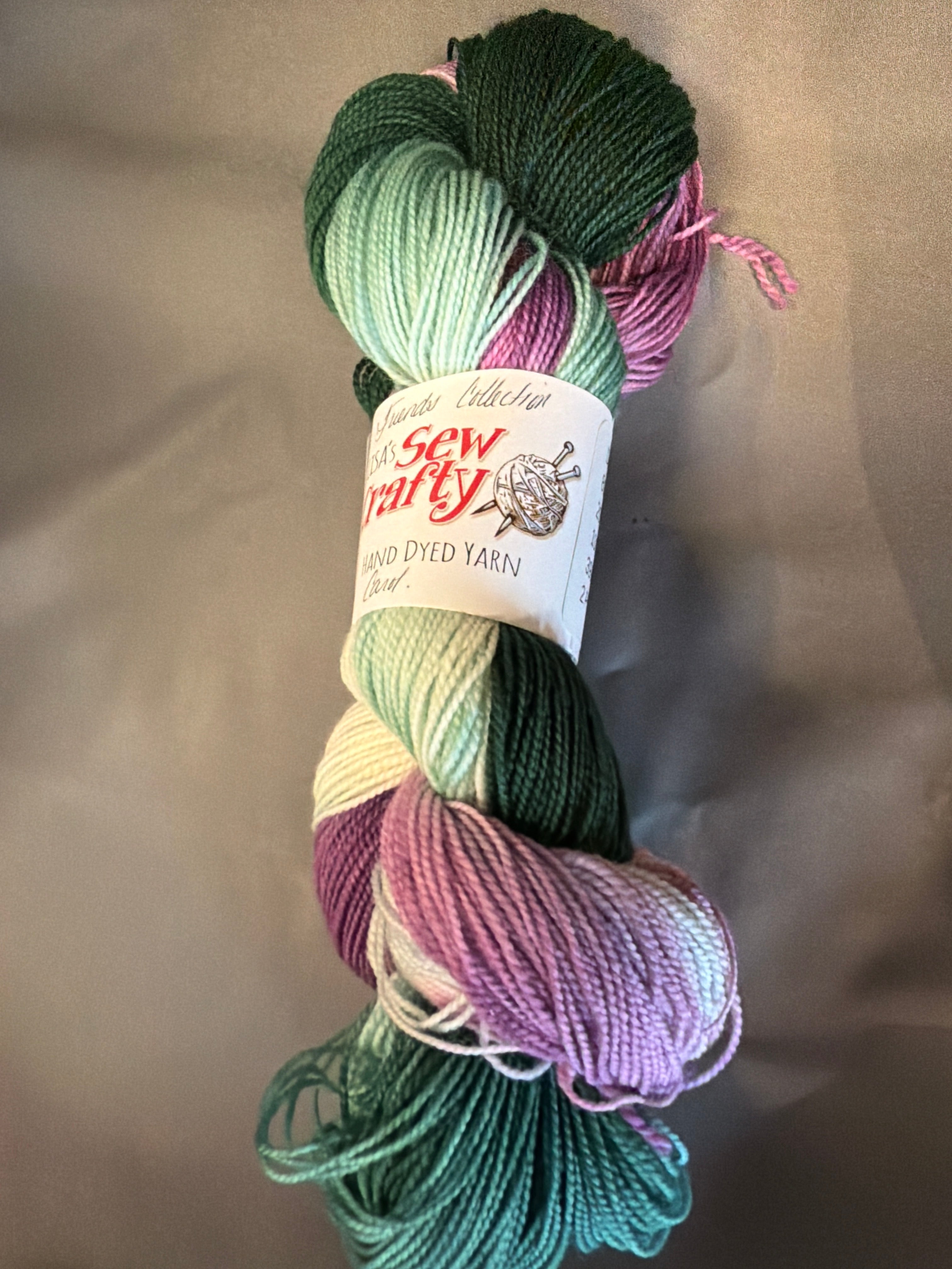 Hand dyed fingering weight yarn friends collection