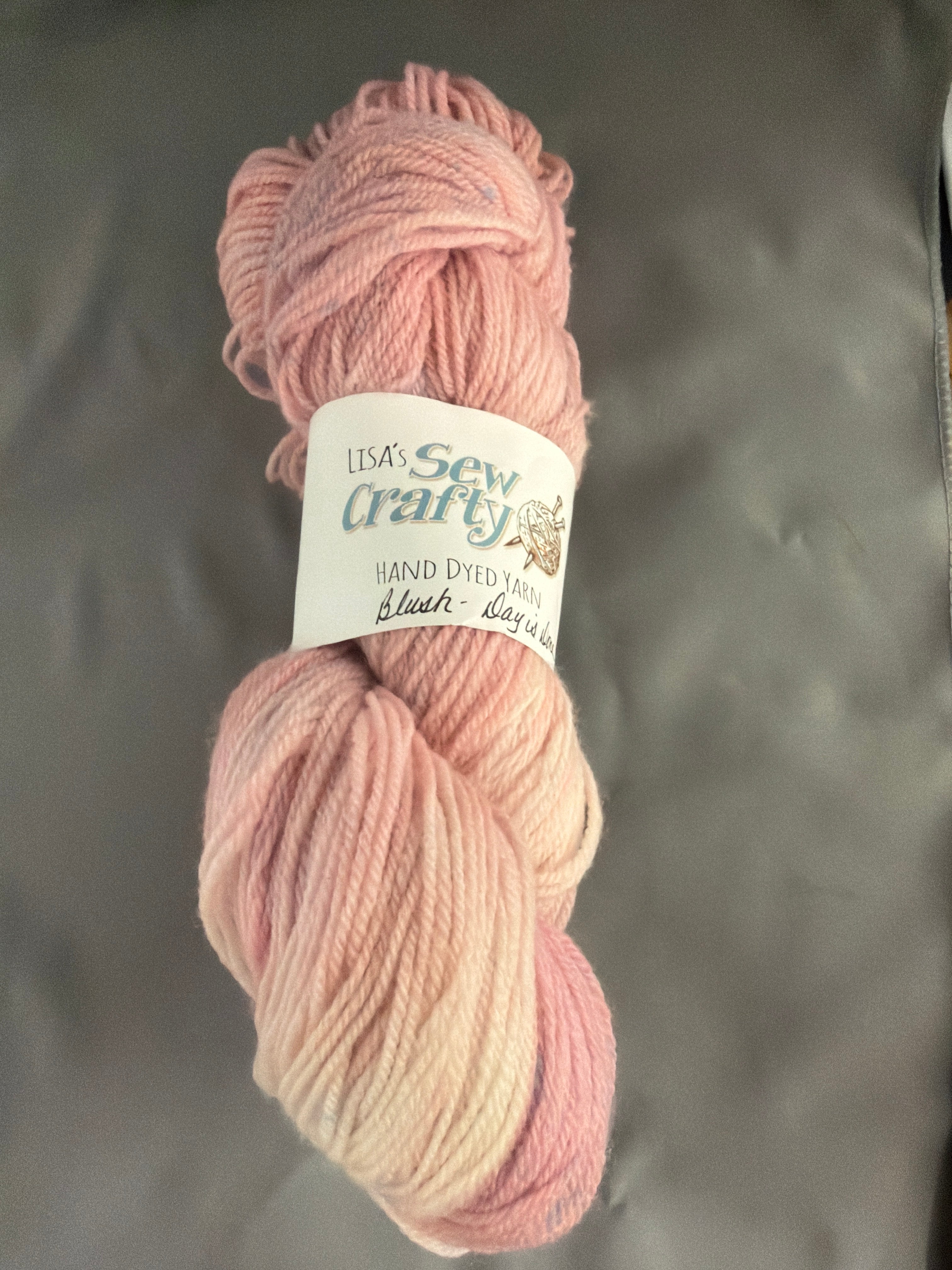 Blush- day is done- hand dyed yarn