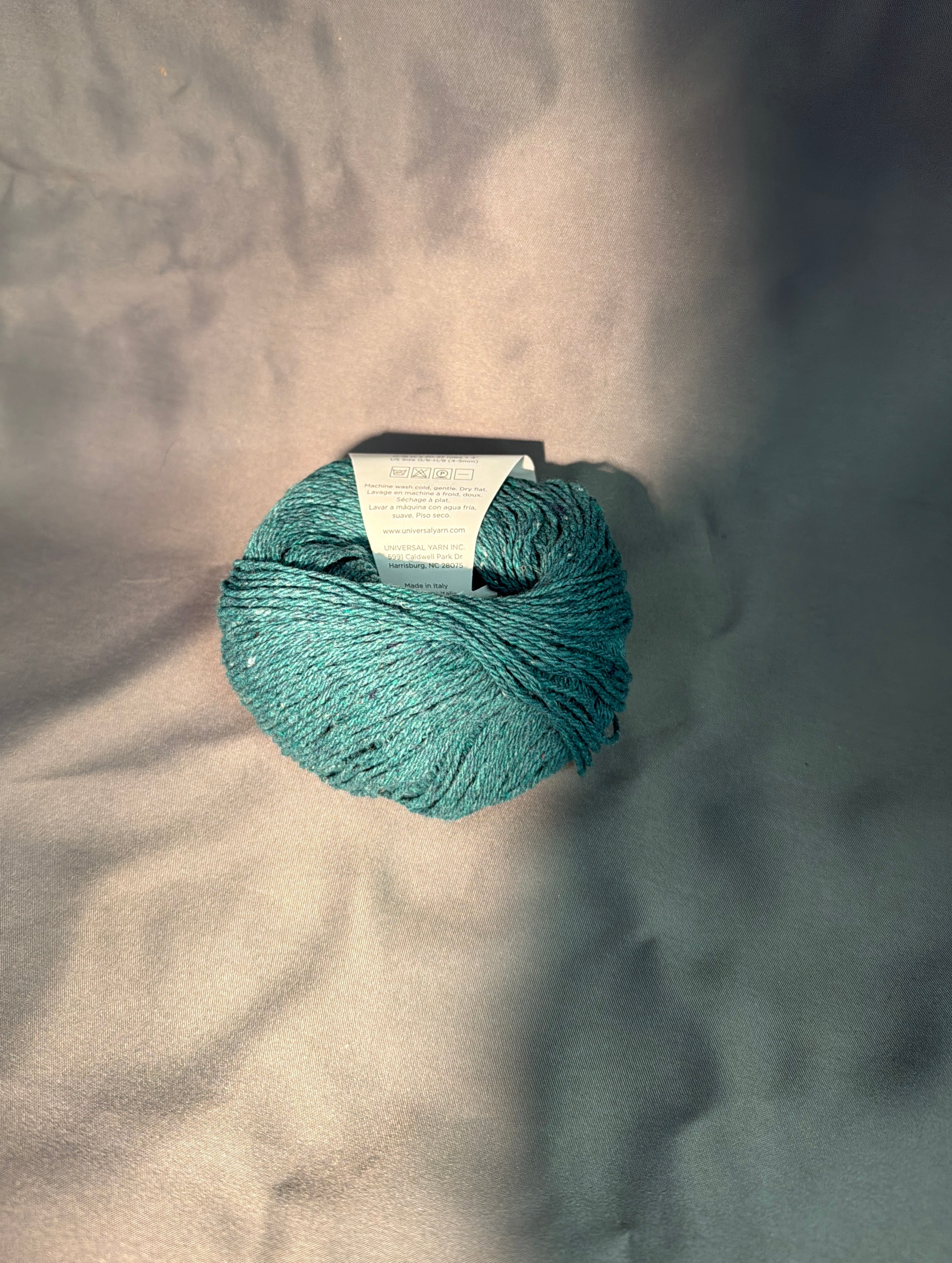 Bella tweed teal color #106