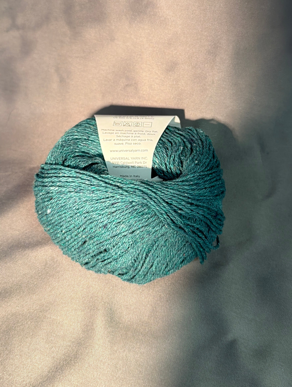 Bella tweed teal color #106