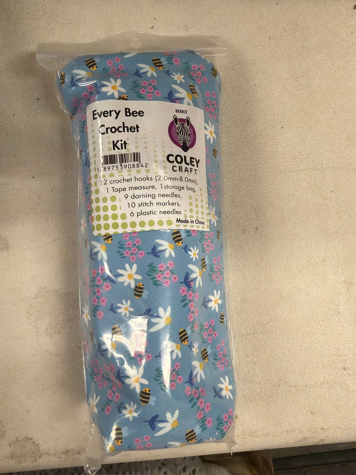 Bee crochet hook set