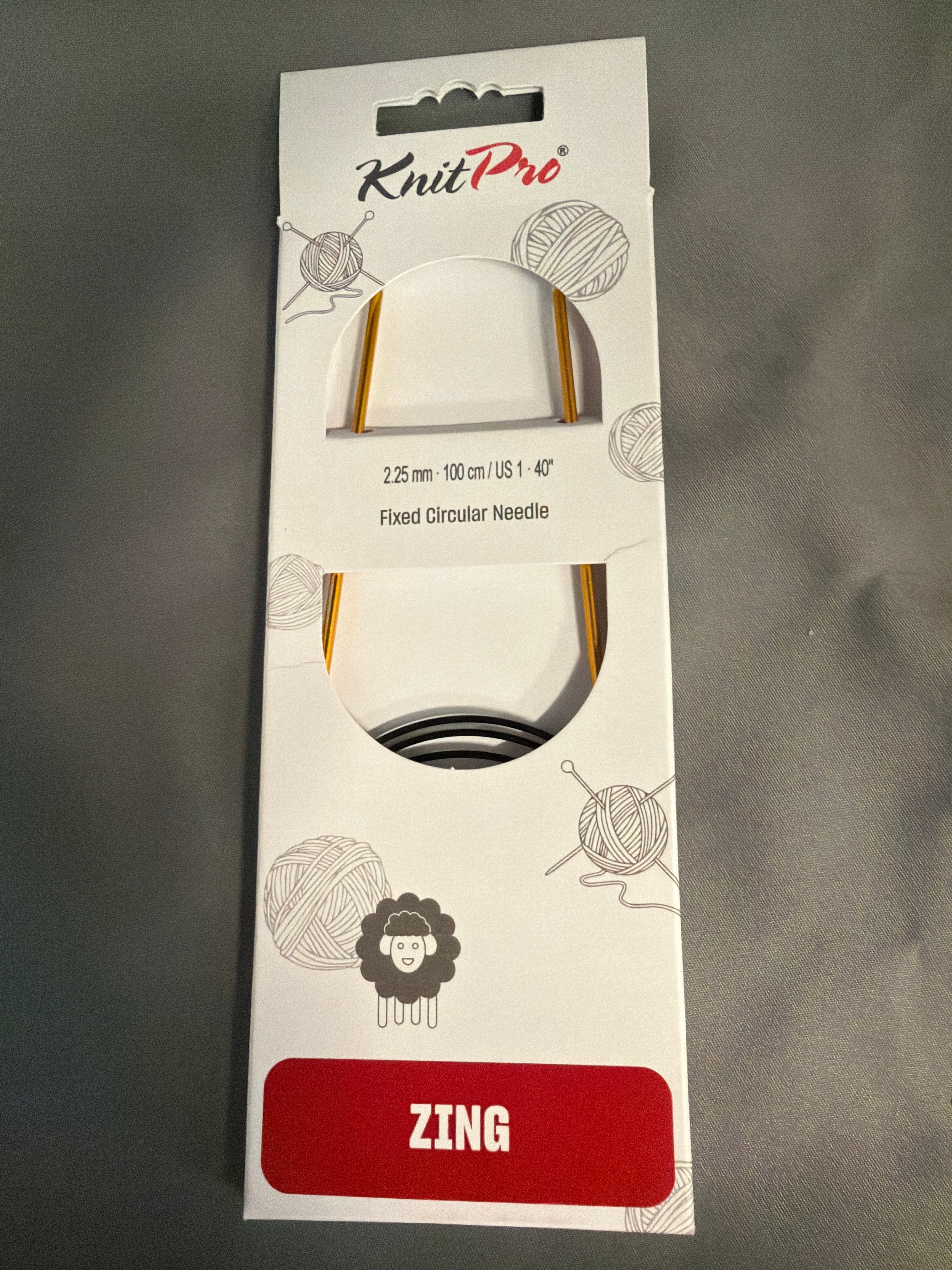 Zing circular needles size 1 40”cord