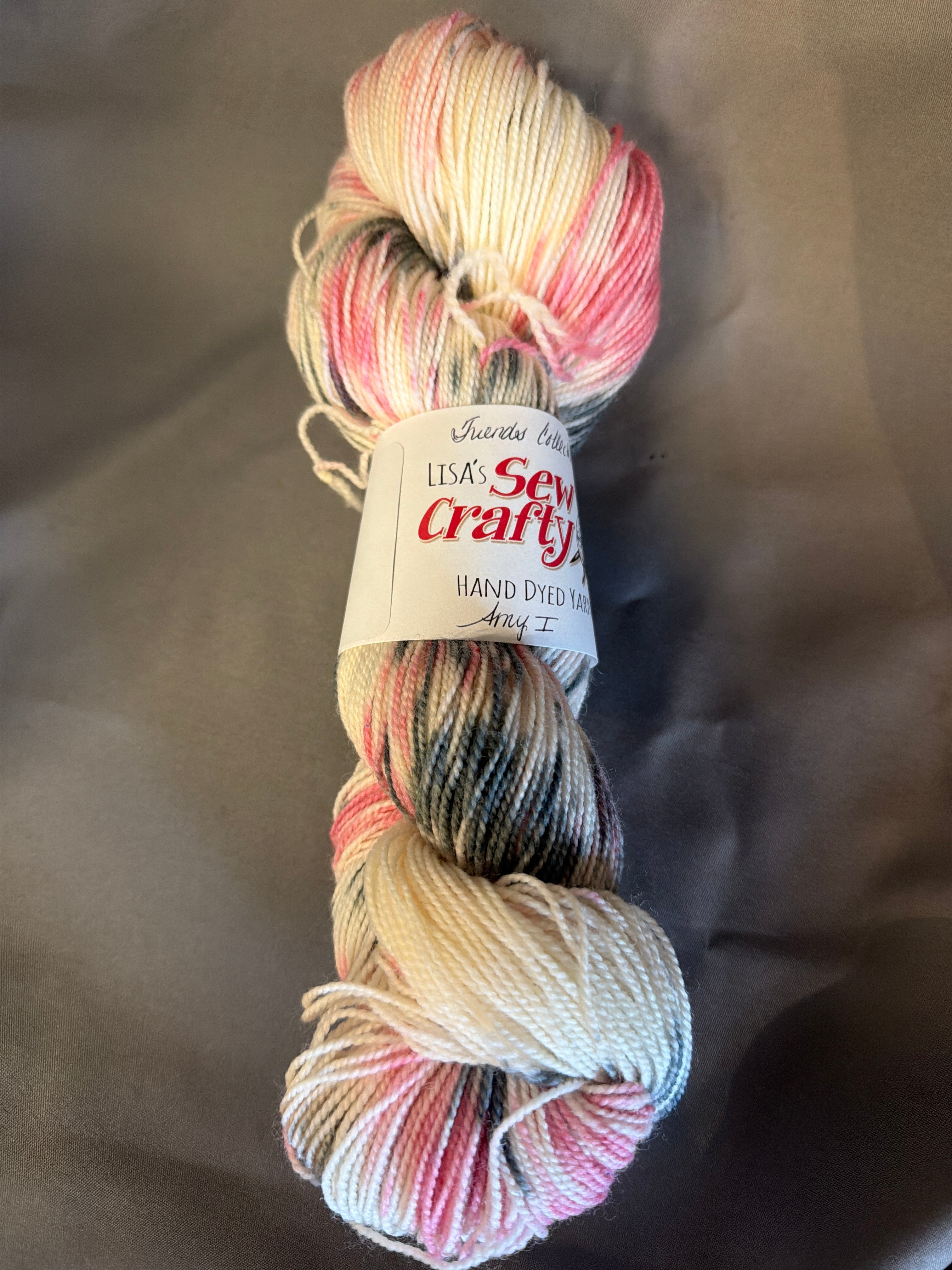 Hand dyed fingering weight yarn friends collection