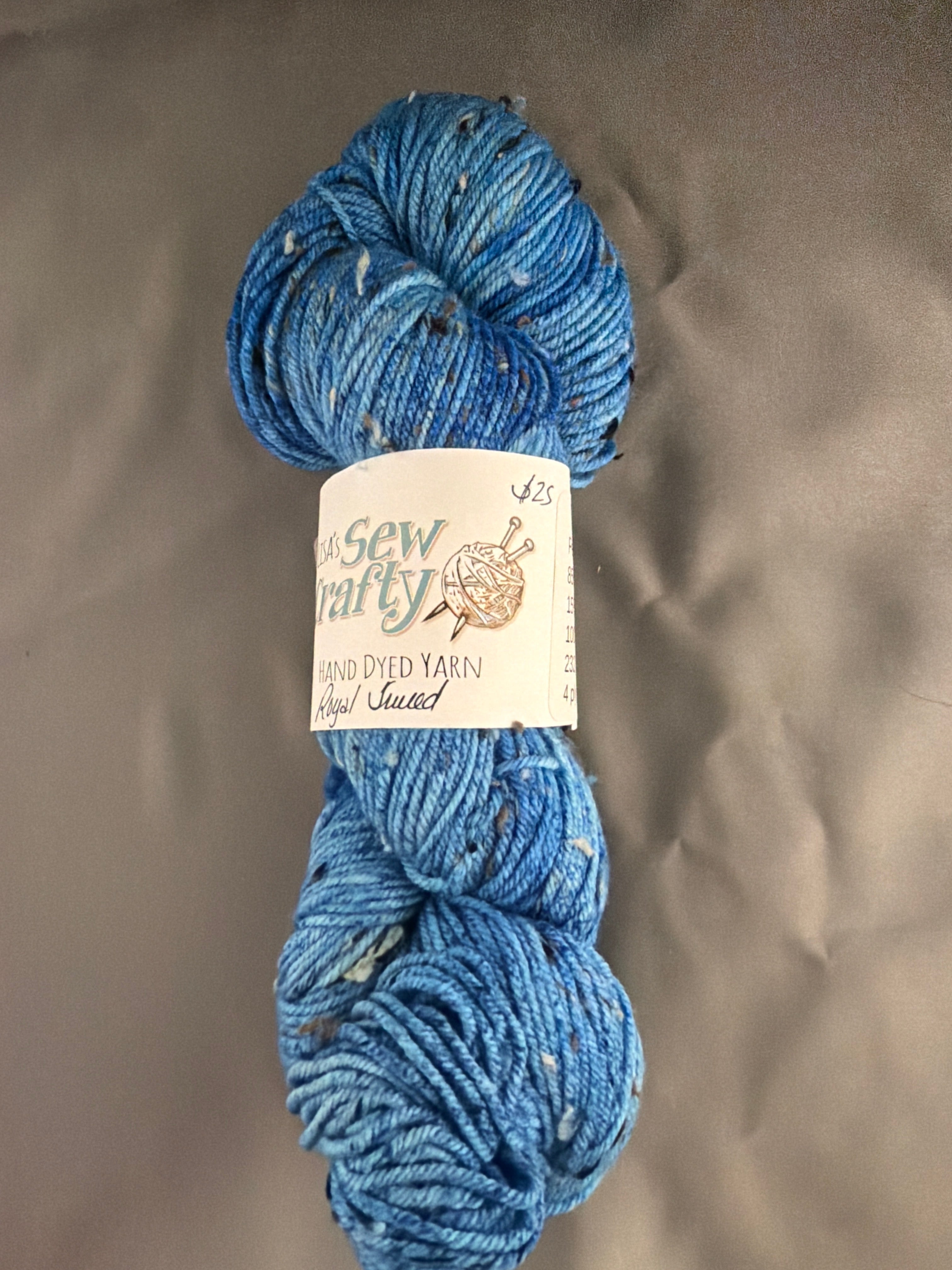 Royal tweed hand dyed yarn