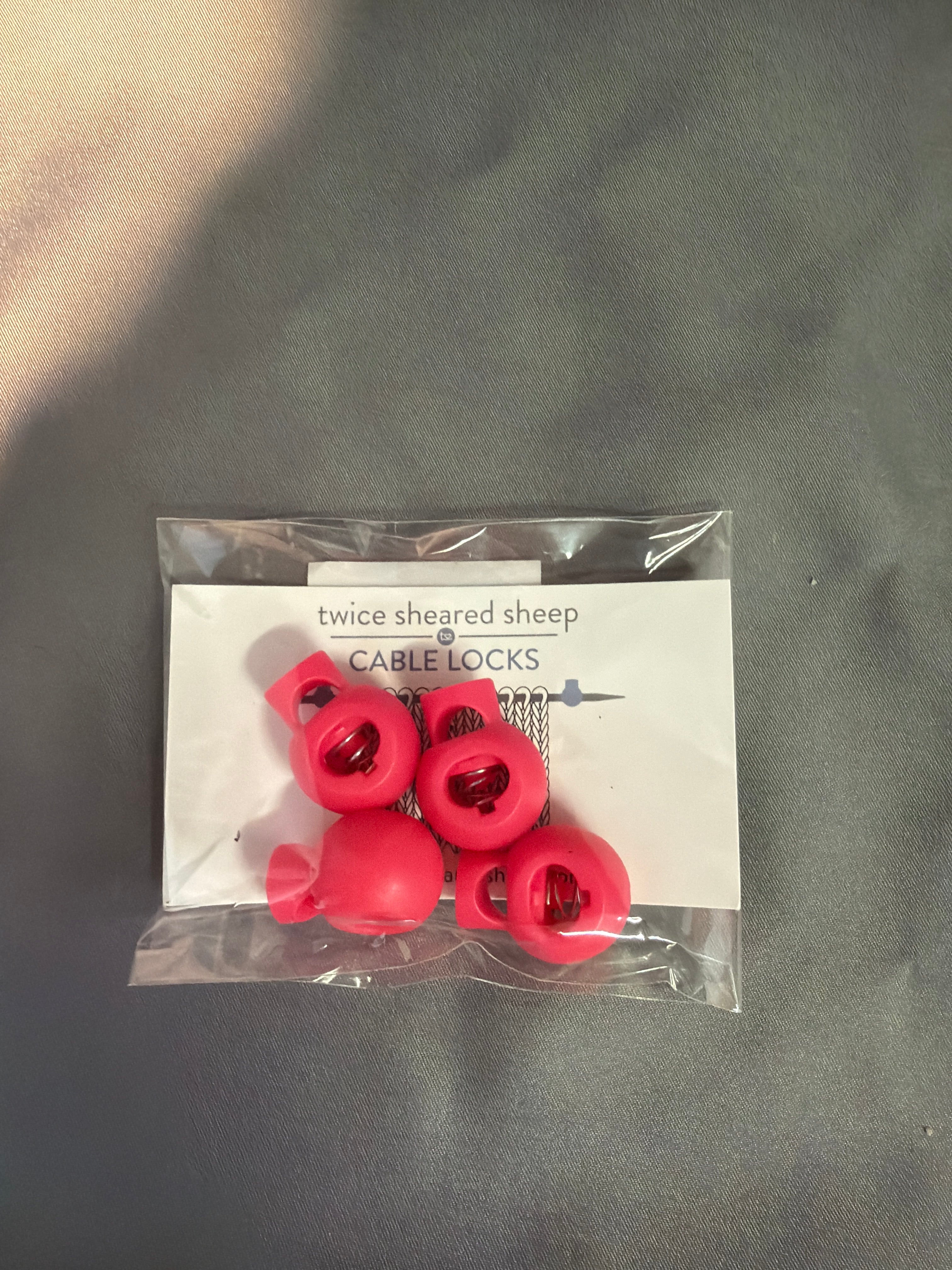 Twice sheared sheep cable locks