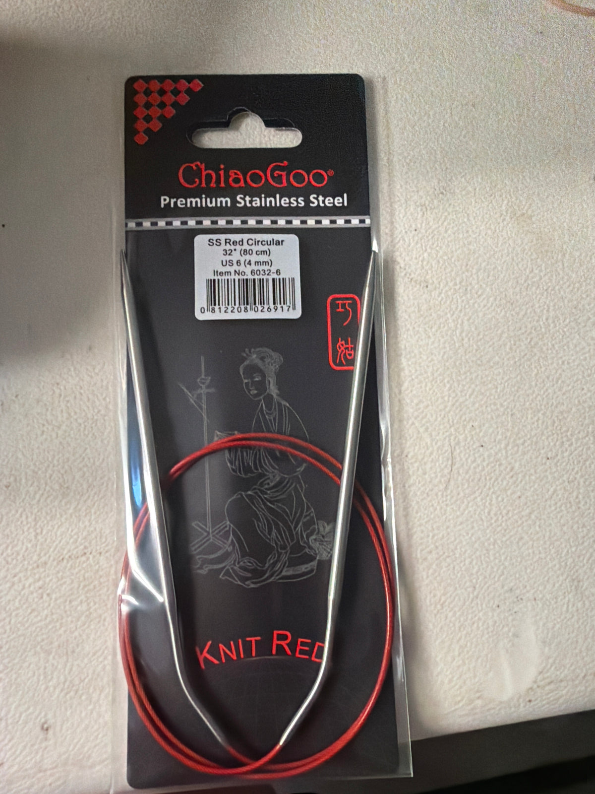 Chiao goo red lace fixed circular