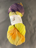 Spooky hand dyed yarn