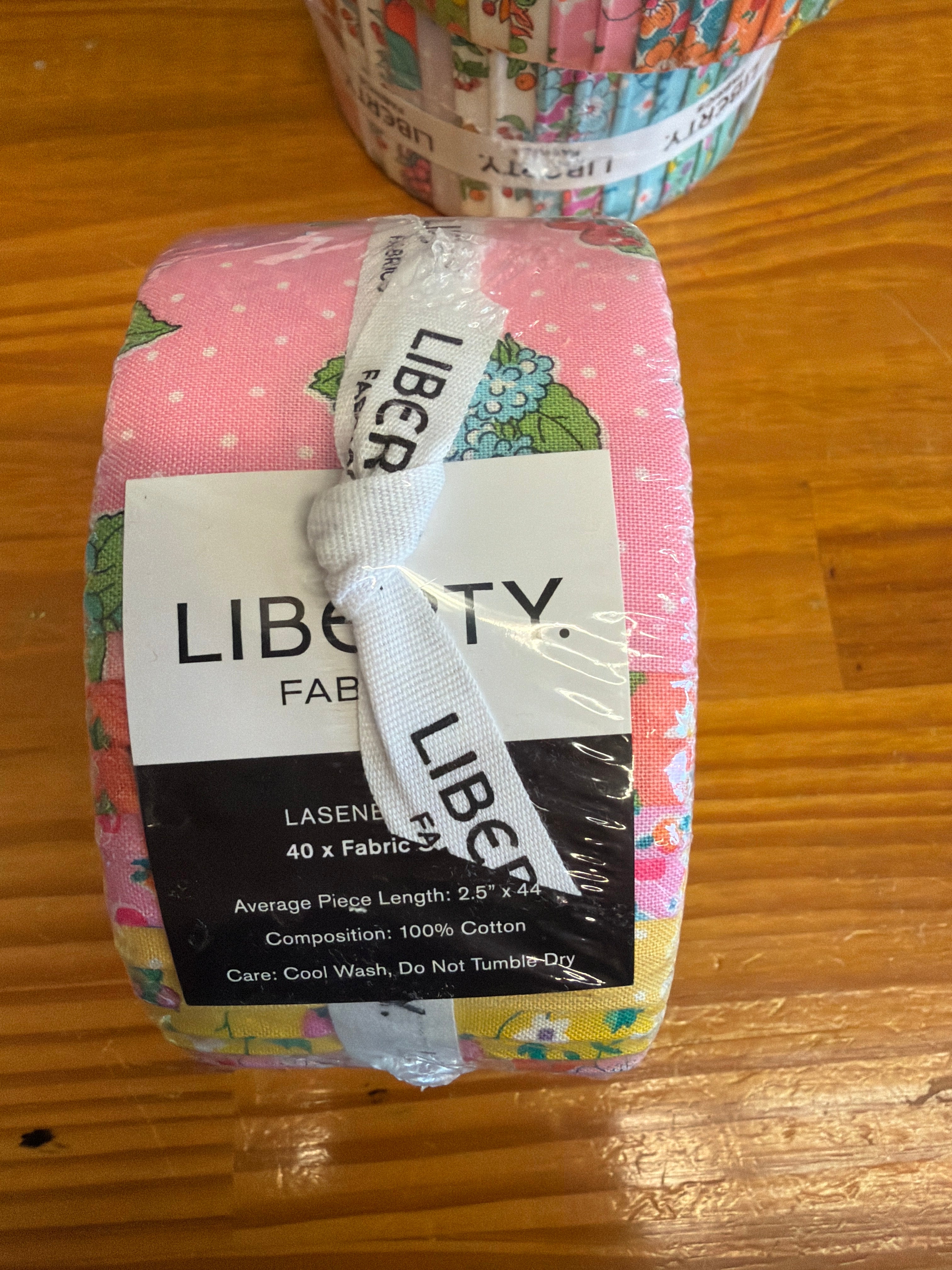 Liberty fabrics, gifts from the garden Rolie polie