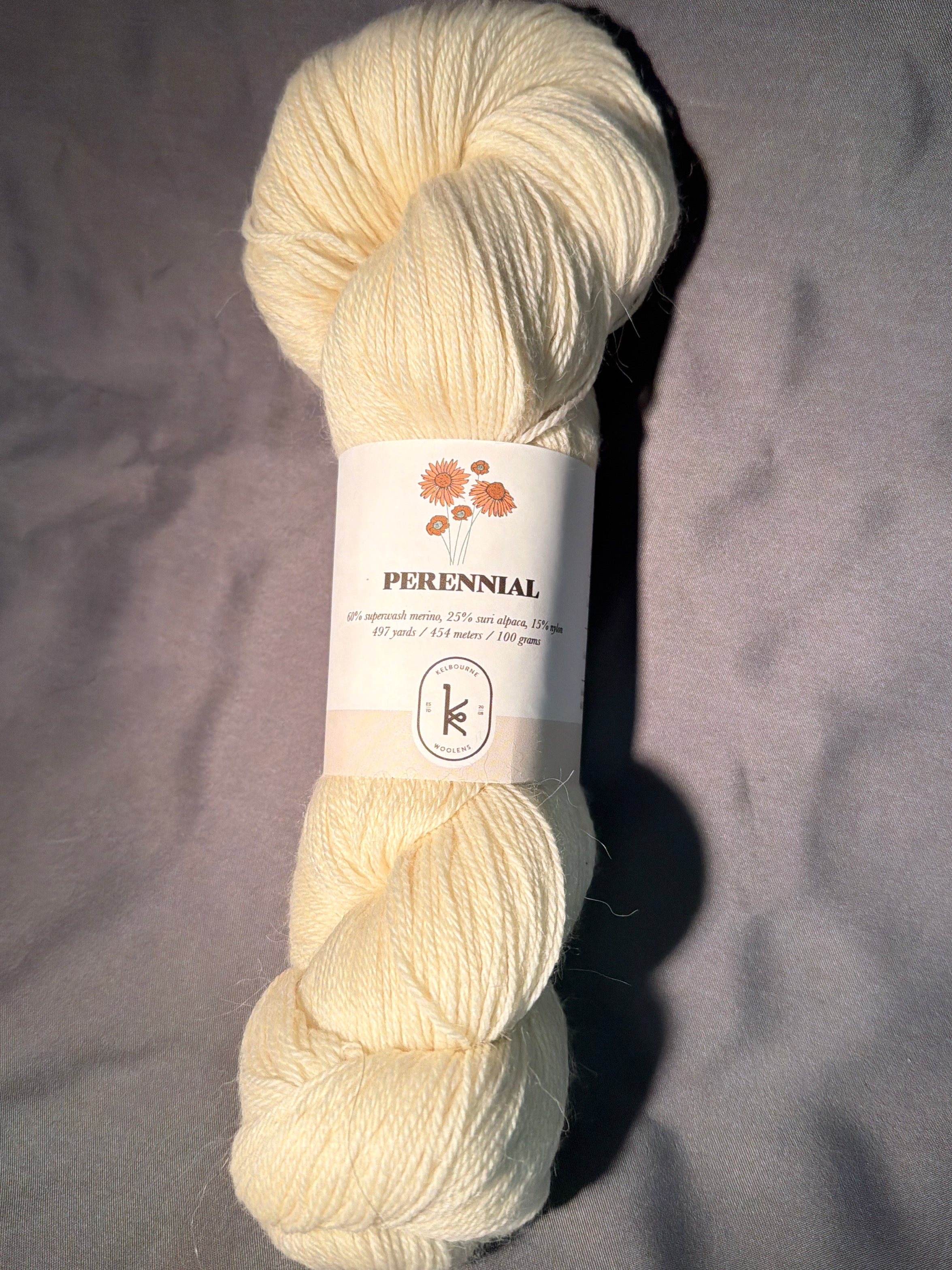 Kelbourne woolens perennial natural color 105