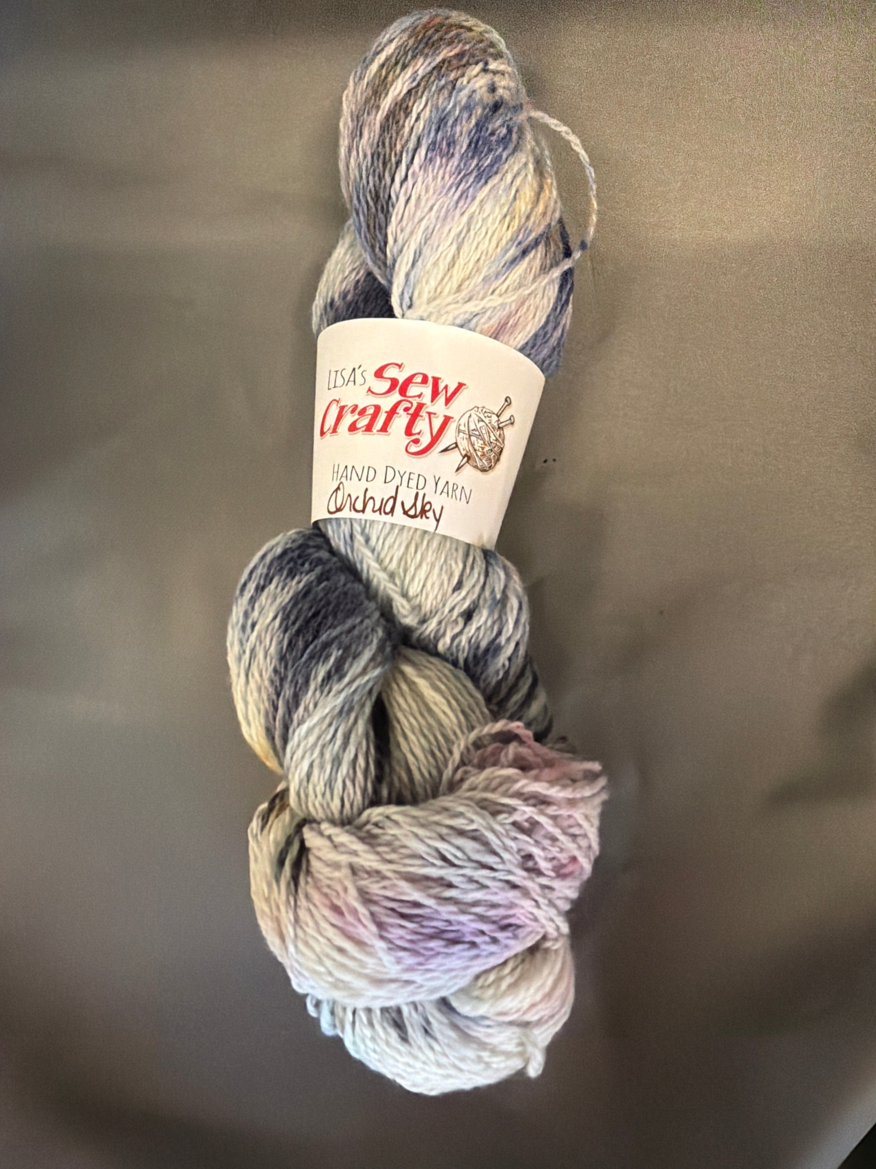 Hand dyed fingering weight yarn Patagonia