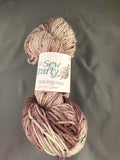 Berry tweed hand dyed yarn