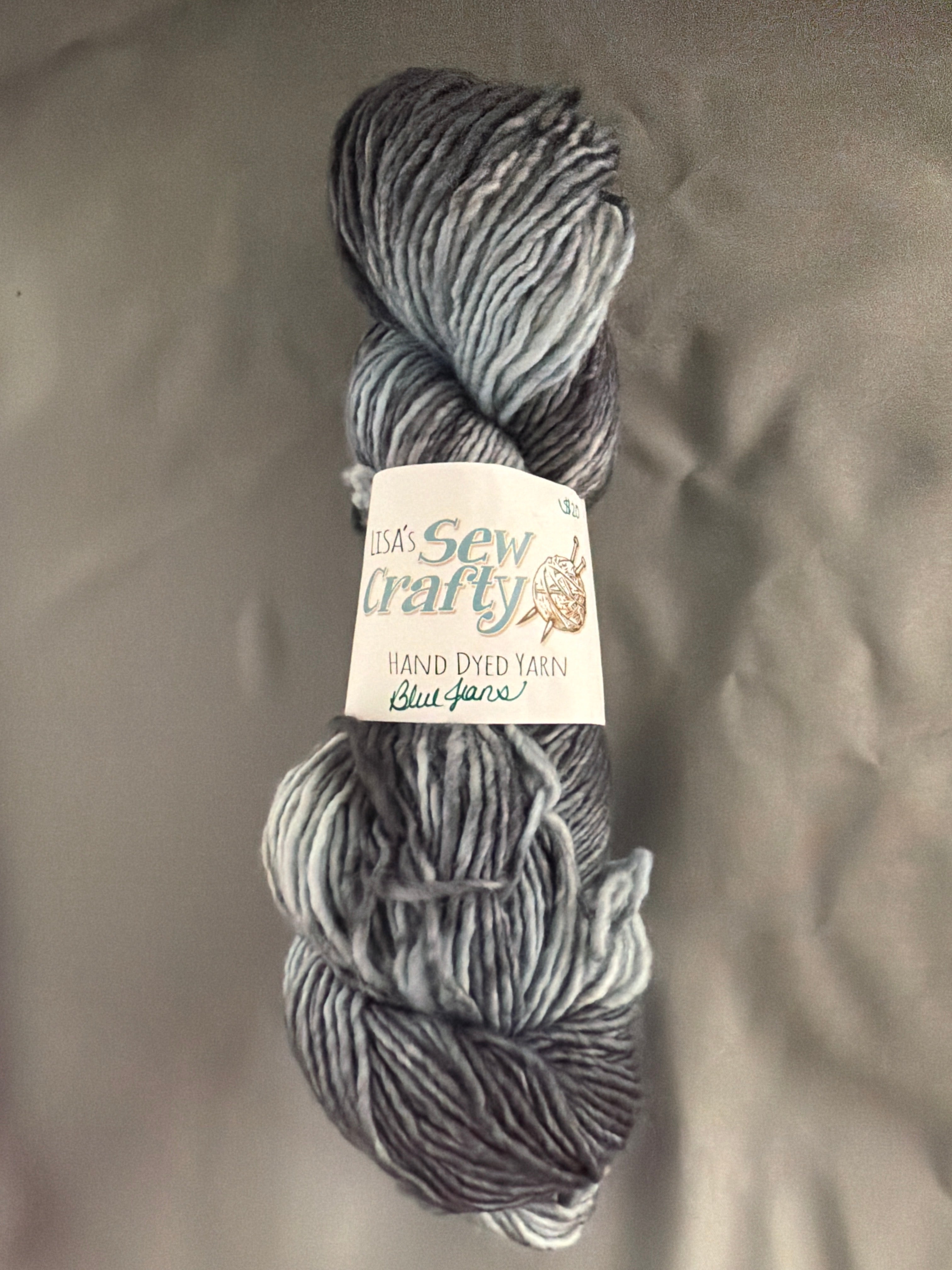 Blue jeans - hand dyed yarn