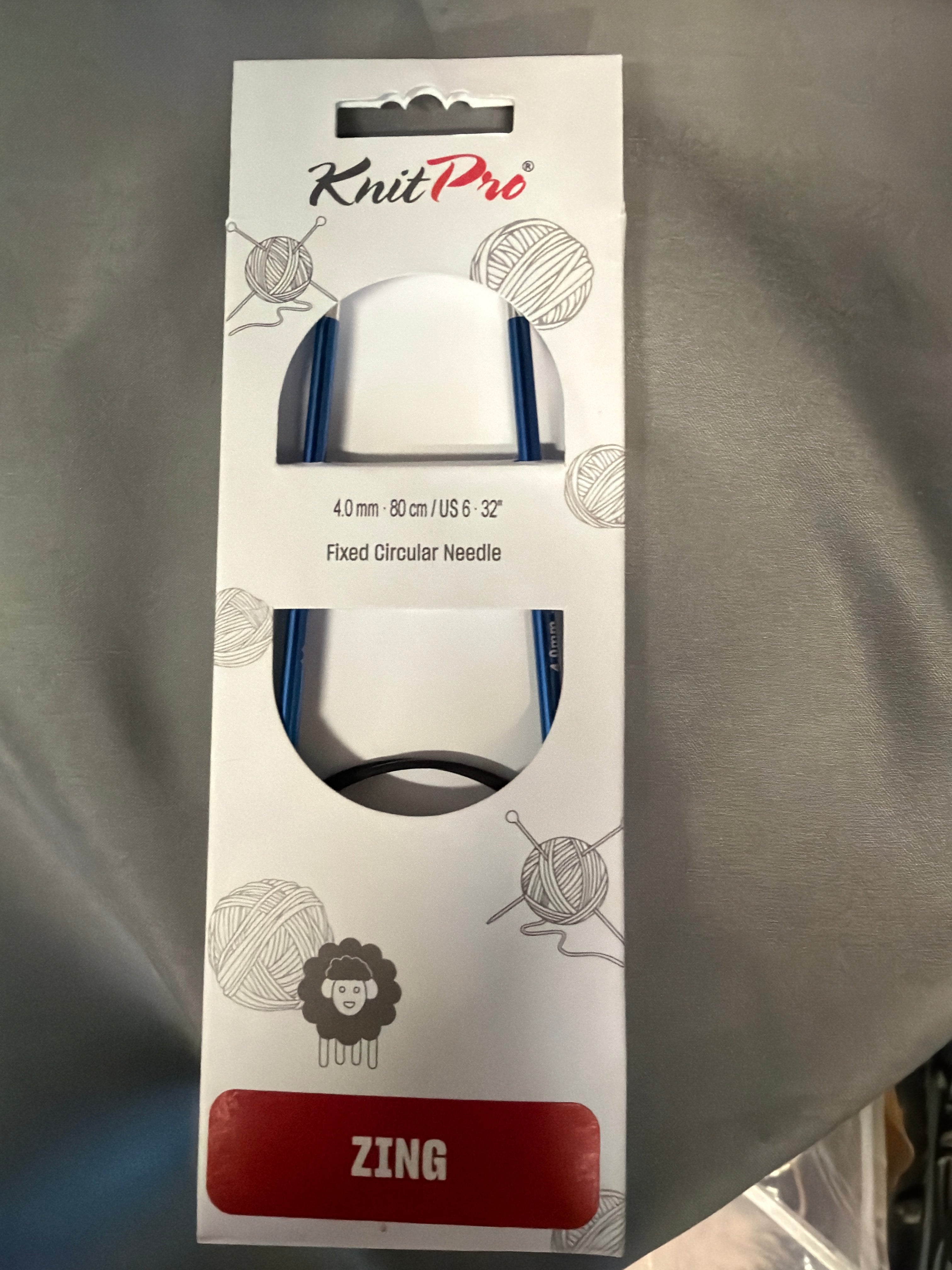 Zing knitting needle