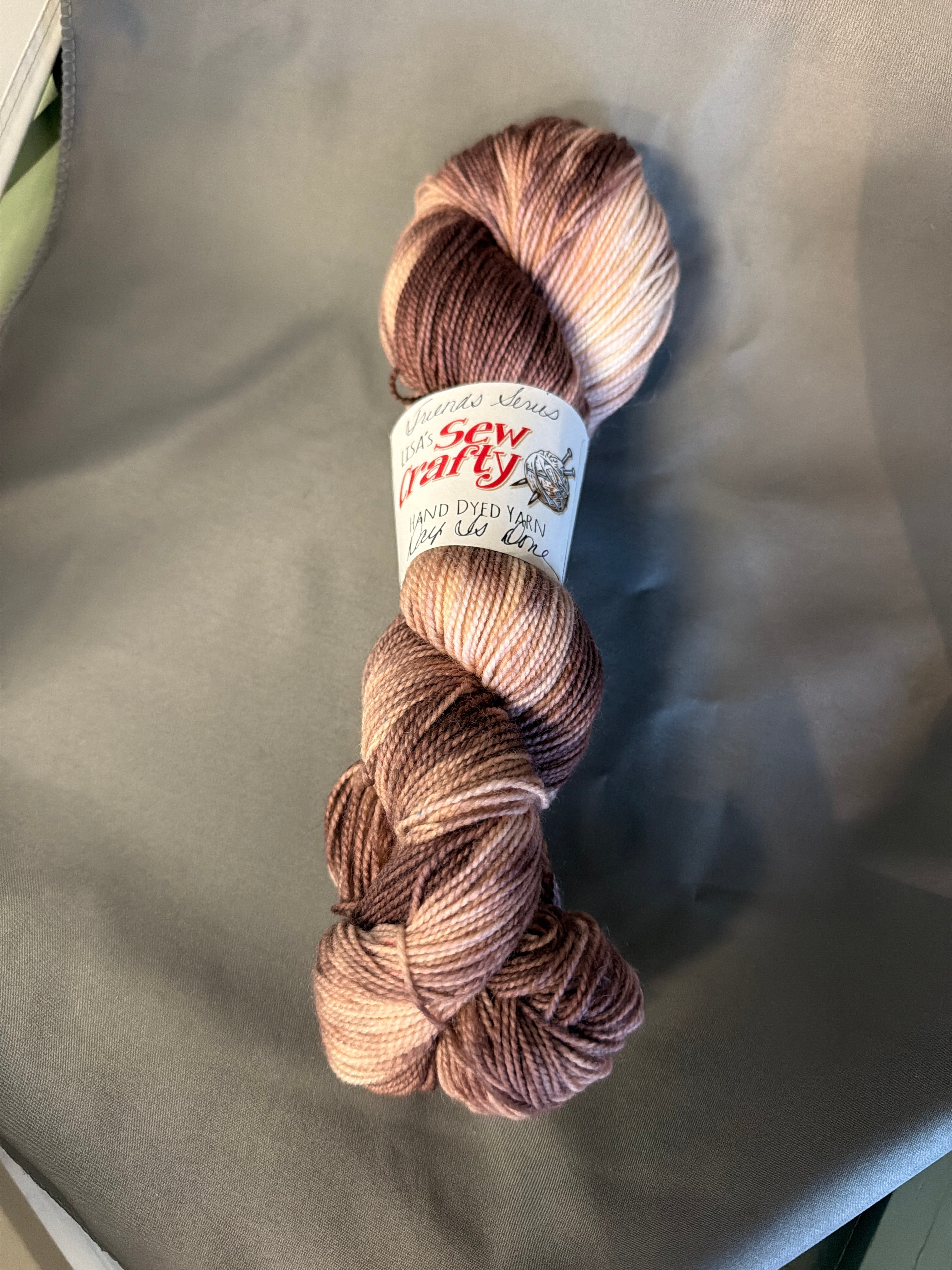 Duo fingering weight hand dyed yarn